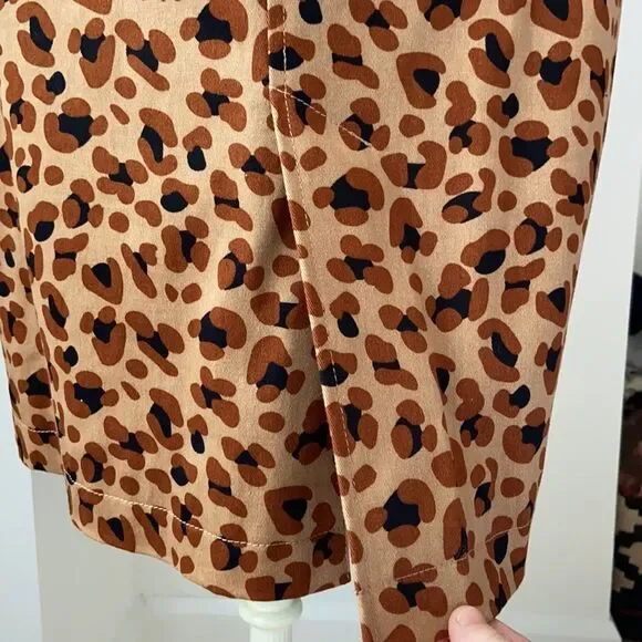 Scotch & Soda RARE Women's Leopard Trench Coat XS - Picture 8 of 10